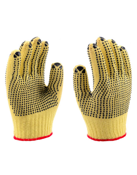 CR2 Kevlar PVC Dot Gloves