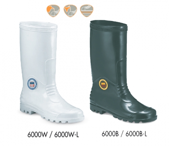 Safety Wellington Boots - 6000W / 6000B