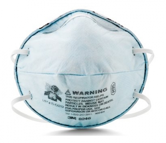 3M™ Particulate Respirator 8246, R95, with Nuisance Level Acid Gas Relief